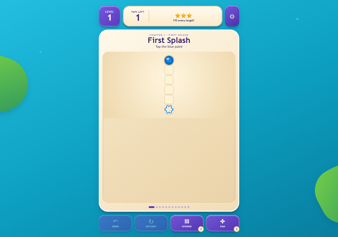 Screenshot of Paint Spill